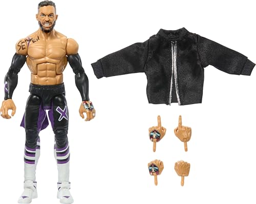 Mattel WWE Elite Actionfigur & Zubehör, 15,2 cm großes Sammlerstück Finn Balor mit 25 Gelenkpunkten, lebensechter Look & austauschbaren Händen von Mattel