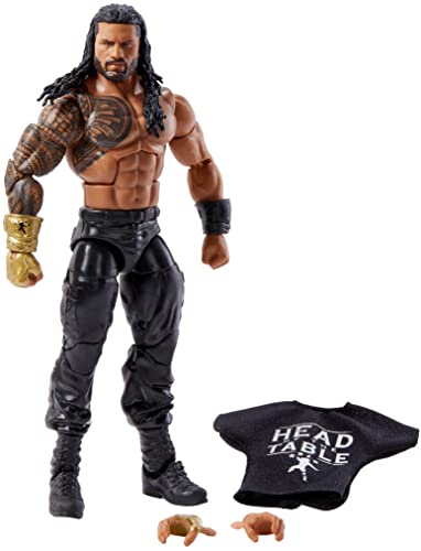 Mattel WWE Roman Reigns Top Picks Elite Collection Actionfigur mit Eingangshemd, 15,2 cm bewegliches Sammlerstück, Geschenk für WWE-Fans ab 8 Jahren, Wave 1 Mattel WWE Roman Reigns Top Picks Elite Collection Actionfigur mit Eingangshemd, 15,2 cm bewegliches Sammlerstück, Geschenk für WWE-Fans ab 8 Jahren, Wave 1 von Mattel