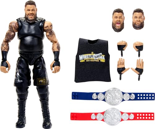 Mattel WWE Ultimate Edition Kevin Owens Sammelfigur mit austauschbarem Zubehör wie zusätzlichen Köpfen und austauschbaren Händen Mattel WWE Ultimate Edition Kevin Owens Sammelfigur mit austauschbarem Zubehör wie zusätzlichen Köpfen und austauschbaren Händen von Mattel