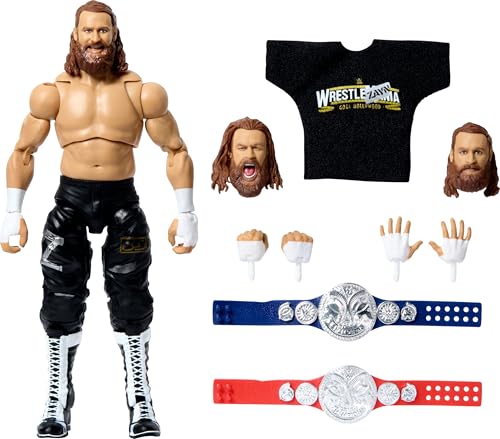 Mattel WWE Ultimate Edition Fan Takeover Actionfigur, Sami Zayn Sammelset mit austauschbarem Zubehör wie extra Köpfen & austauschbaren Händen Mattel WWE Ultimate Edition Fan Takeover Actionfigur, Sami Zayn Sammelset mit austauschbarem Zubehör wie extra Köpfen & austauschbaren Händen von Mattel