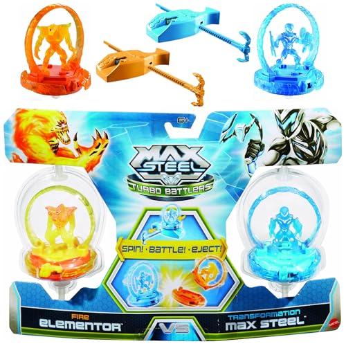 Mattel Y9483 - Max Steel Figuren, 2-er Pack Mattel Y9483 - Max Steel Figuren, 2-er Pack von Mattel