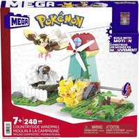 Mega Bloks - Pokémon Windmühlen-Farm mit Pickachu, Konstruktions-Spielzeug mit Figuren von Mattel