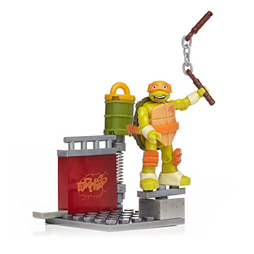 Mega Bloks - Teenage Mutant Ninja Turtles Figure with Accessories - Mickey (Dmx27) von Mattel