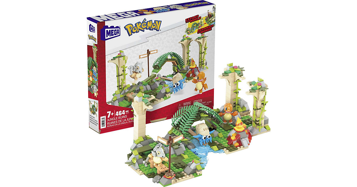 Mega Construx Pokémon Dschungel-Ruinen Bauset, Konstruktions-Spielzeug mehrfarbig Mega Construx Pokémon Dschungel-Ruinen Bauset, Konstruktions-Spielzeug mehrfarbig von Mattel