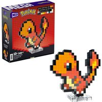 Mega - Pokemon Glumanda Pixel Art von Mattel