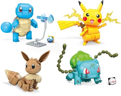 MEGA Pokémon Bauspielzeug-Set, 1 bewegliche Figur und Zubehör, 10,2 cm hoch, für Kinder von Mega Brands