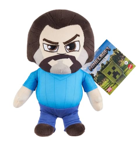 Minecraft Basic Plüschfiguren, 20,3 cm, Sammlerstück, weiche Puppen, inspiriert vom Videospiel Steve Jack, Schwarz Minecraft Basic Plüschfiguren, 20,3 cm, Sammlerstück, weiche Puppen, inspiriert vom Videospiel Steve Jack, Schwarz von Mattel