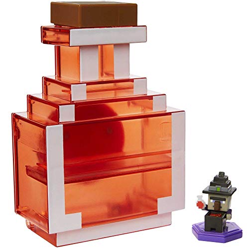 Mattel Minecraft GKT45 - Zaubertrank zum Mitnehmen mit exklusiver Mini-Figur, Sammelkoffer für Minifiguren, basierend auf dem Videospiel, Spielzeug für Kinder ab 6 Jahren von Minecraft