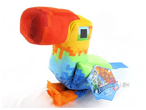 Minecraft Legends Plüschvogel, tropischer Vogel, 25,4 cm Minecraft Legends Plüschvogel, tropischer Vogel, 25,4 cm von Mattel