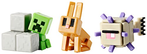 Minecraft Mini Figure 3-Pack, Elder Guardian, Sneaky Creeper & Rabbit Minecraft Mini Figure 3-Pack, Elder Guardian, Sneaky Creeper & Rabbit von Mattel