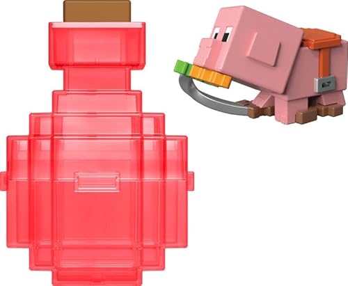 Minecraft Mini Mode Potion Brewing Mob Reveal (Schwein Minifigur) von Mattel