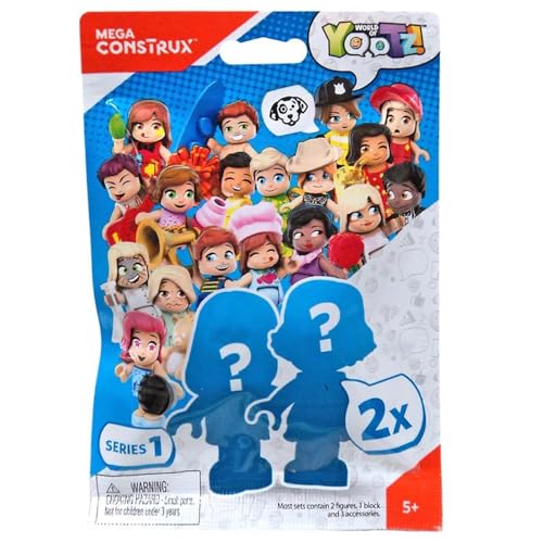 Mini-Sammelfiguren-Set, inspiriert von World of Yootz! Ungeöffnete Blindtasche, jede Tasche enthält 2 Figuren, die meisten Taschen enthalten 2 Figuren, 1 Block und 3 Zubehörteile, Auflistung ist für Mini-Sammelfiguren-Set, inspiriert von World of Yootz! Ungeöffnete Blindtasche, jede Tasche enthält 2 Figuren, die meisten Taschen enthalten 2 Figuren, 1 Block und 3 Zubehörteile, Auflistung ist für von Mattel