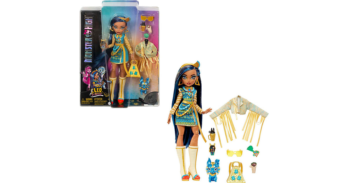Monster High Core Puppe Cleo de Nile gelb-kombi Monster High Core Puppe Cleo de Nile gelb-kombi von Mattel