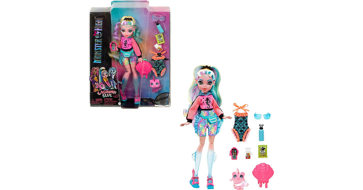 Monster High Core Puppe Lagoona Blue mehrfarbig von Mattel