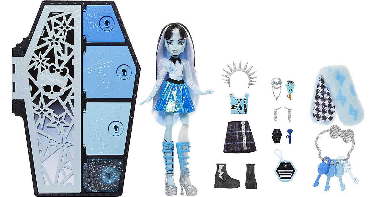 Monster High Verborgene Schätze Frankie bunt Monster High Verborgene Schätze Frankie bunt von Mattel