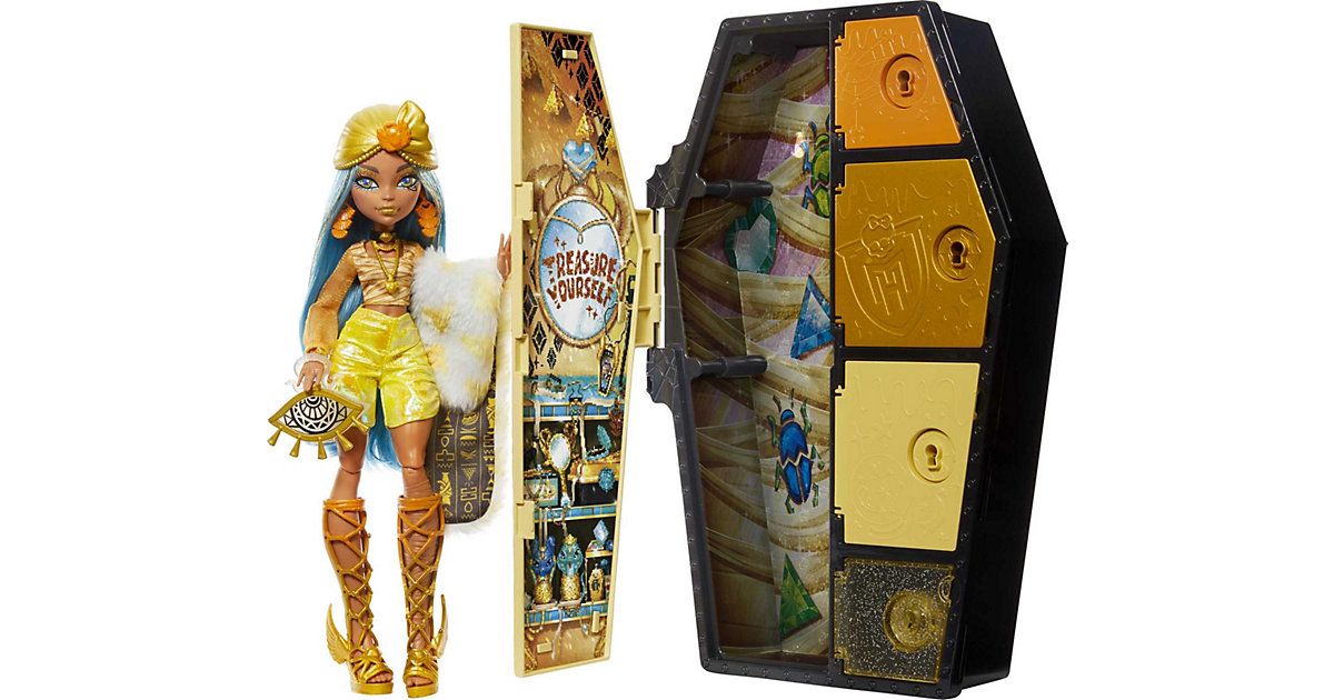 Monster High Verborgene Schätze Puppe Cleo mehrfarbig Monster High Verborgene Schätze Puppe Cleo mehrfarbig von Mattel