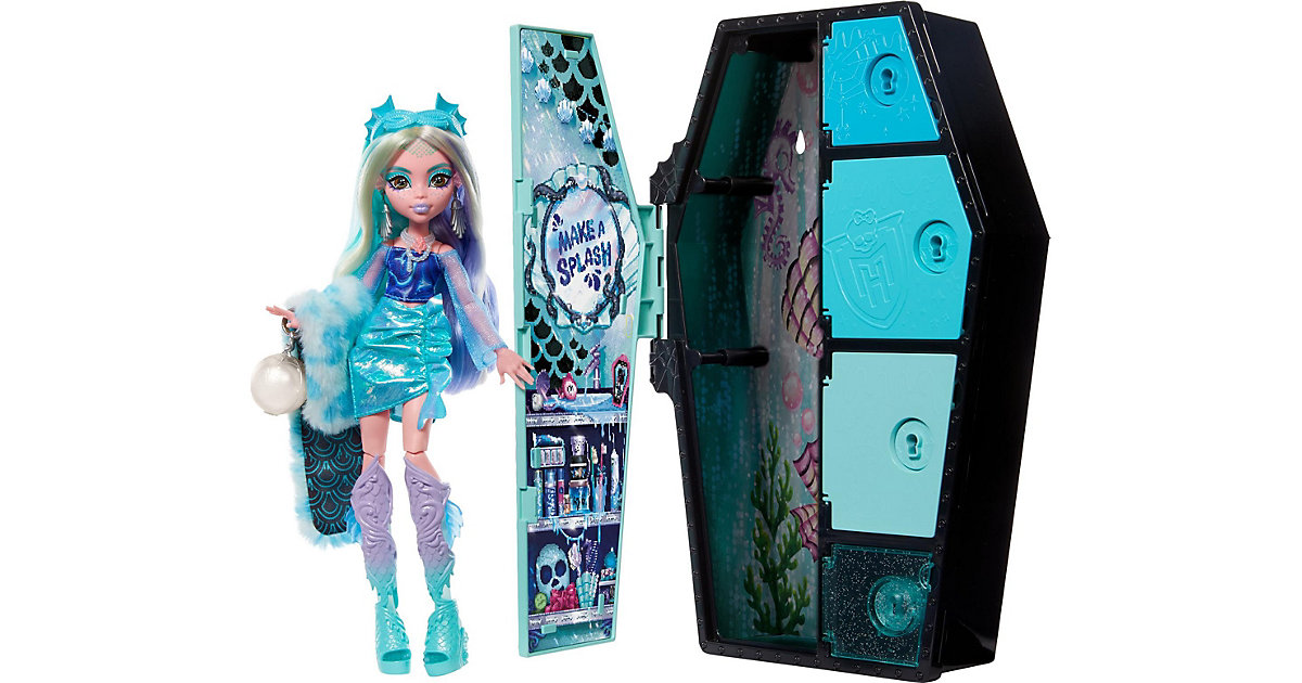 Monster High Verborgene Schätze Puppe Lagoona mehrfarbig von Mattel