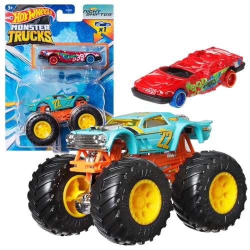 Night Shifter HWN36 | Hot Wheels Monster Trucks & Fahrzeug Die-Cast Night Shifter HWN36 | Hot Wheels Monster Trucks & Fahrzeug Die-Cast von Mattel