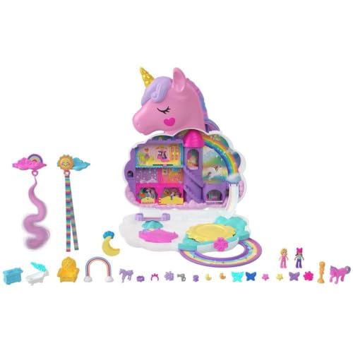 Rainbow Unicorn Polly Pocket Micro Lounge von Mattel