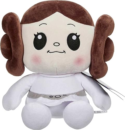 Mattel Star Wars Return of the Jedi Snug Club Plüschtier, Prinzessin Leia Soft Character Doll, 40th Anniversary Collectible, ca 17.8 cm Mattel Star Wars Return of the Jedi Snug Club Plüschtier, Prinzessin Leia Soft Character Doll, 40th Anniversary Collectible, ca 17.8 cm von Mattel