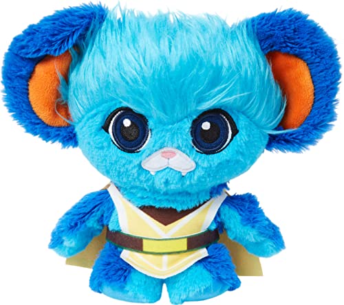 Mattel Star Wars Young Jedi Adventures Plüsch, Noppen Plüsch, weiche Charakterpuppen, Stofftiere inspiriert von der Disney+ Zeichentrickserie, 20,3 cm von Mattel