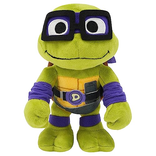 TEENAGE MUTANT Ninja Turtles Mutant Mayhem - 20 cm Donatello Plüschfigur zum Kuscheln und Spielen, tolles Geschenk für TMNT-Fans ab 3 Jahren, HRC80 von Mattel