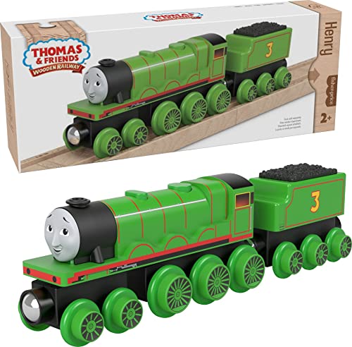 Thomas & Friends Holzeisenbahn Spielzeugzug Henry Schiebe-Holzmotor & Kohleauto für Kleinkinder & Vorschulkinder ab 2 Jahren Thomas & Friends Holzeisenbahn Spielzeugzug Henry Schiebe-Holzmotor & Kohleauto für Kleinkinder & Vorschulkinder ab 2 Jahren von THOMAS & FRIENDS
