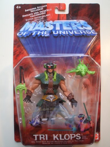 Tri Klops von Masters of The Universe Skeletors Gefolgschaft mit Waffen und beweglichen Teilen. von Mattel