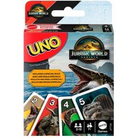 UNO Jurassic World Rebirth Kartenspiel für Kinder, Familien und Erwachsene von Mattel GmbH