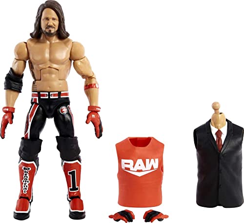 WWE AJ Styles Survivor Series Elite Collection Actionfigur Rick Rude Build-A-Figure Parts, Sammlerstück Geschenk für Kinder ab 8 Jahren von Mattel