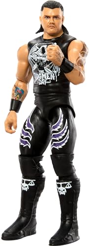 WWE Actionfigur, 15,2 cm großes Sammlerstück Dominik Mysterio mit 10 Gelenkpunkten & lebensechtem Look von Mattel