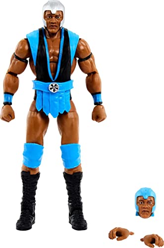 WWE Actionfiguren, WWE Elite Farooq Asad Figur mit Zubehör, Sammelgeschenke von Mattel