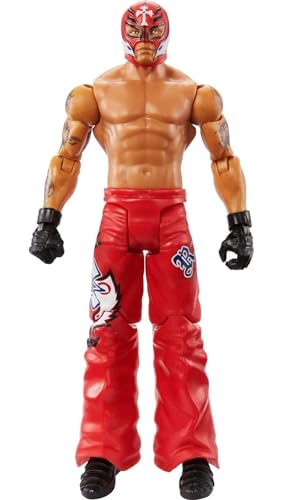 WWE Catch – HDD60 – Figur mit Gelenken, 15 cm – Figur Rey Mysterio von Mattel