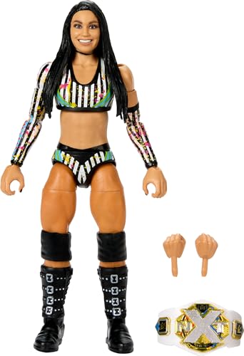 Mattel WWE Elite Actionfigur & Zubehör, Serie #106 Roxanne Perez 15,2 cm Sammlerstück mit 25 Gelenkpunkten & austauschbaren Händen von Mattel