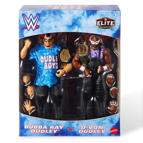 WWE Elite Collection Dudley Boyz Bubba Ray Dudley & D-VON Dudley 2er-Pack WWE Elite Collection Dudley Boyz Bubba Ray Dudley & D-VON Dudley 2er-Pack von Mattel