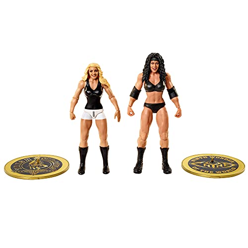 WWE GVJ25 - Chyna vs. Trish Stratus Battle Pack, Spielset mit Actionfiguren, Spielzeug ab 6 Jahren WWE GVJ25 - Chyna vs. Trish Stratus Battle Pack, Spielset mit Actionfiguren, Spielzeug ab 6 Jahren von Mattel