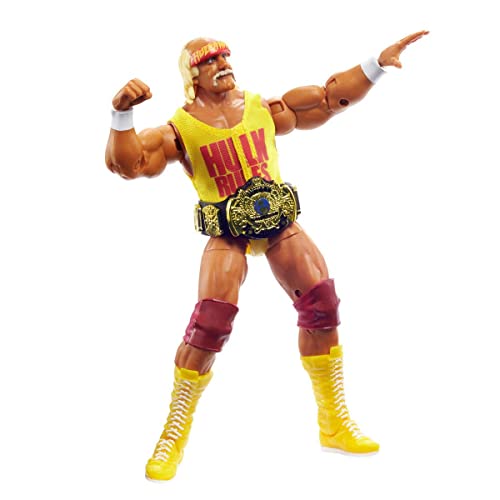 WWE GYC23 - Survivor Hulk Hogan Actionfigur, Elite Kollektion, ca. 18 cm groß, Figuren zum Spielen und Sammeln, Spielzeug ab 8 Jahren WWE GYC23 - Survivor Hulk Hogan Actionfigur, Elite Kollektion, ca. 18 cm groß, Figuren zum Spielen und Sammeln, Spielzeug ab 8 Jahren von Mattel