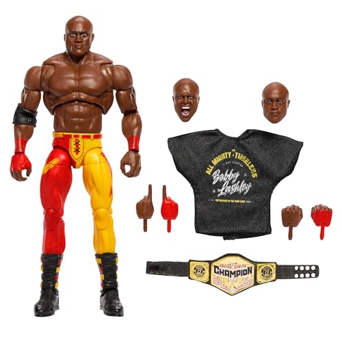 Mattel WWE Ultimate Edition-Actionfigur und Zubehörteile, Set mit ca. 15 cm großer Bobby Lashley-Sammelfigur, austauschbaren Köpfen und Händen, Einzugskleidung und 30 Bewegungspunkten HWP52 Mattel WWE Ultimate Edition-Actionfigur und Zubehörteile, Set mit ca. 15 cm großer Bobby Lashley-Sammelfigur, austauschbaren Köpfen und Händen, Einzugskleidung und 30 Bewegungspunkten HWP52 von Mattel