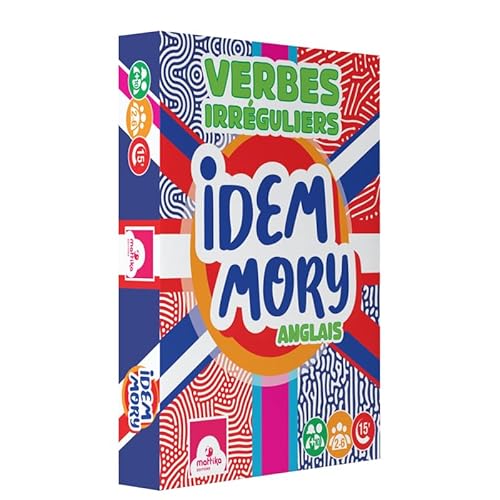 Mattika Editions – Idem Mory, unregelmäßige Verben Englisch – Kartenspiel Mattika Editions – Idem Mory, unregelmäßige Verben Englisch – Kartenspiel von Mattika