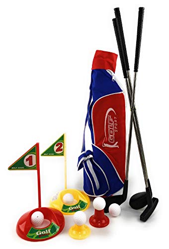 Matty's Toy Stop 15-teiliges Deluxe-Spielzeug-Golf-Set mit Tasche Matty's Toy Stop 15-teiliges Deluxe-Spielzeug-Golf-Set mit Tasche von Matty's Toy Stop