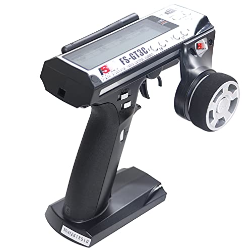 Matybobe FS-GT3C 2.4G 3CH Radiomodell Remote Control LCD Transmitter & Empfänger für RC Car Boot von Matybobe