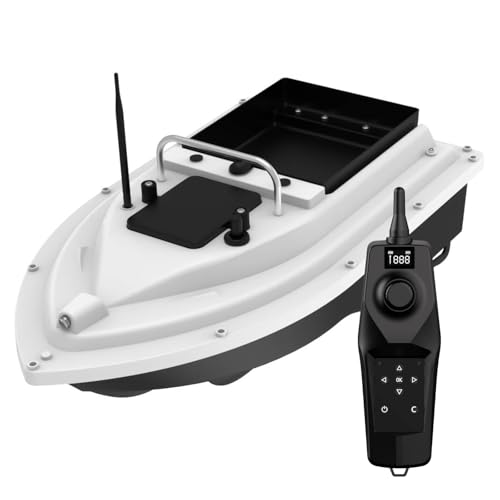 Matybobe GPS -RC -Köderboot Drahtlose Fernbedienungssteuerungsfuttermittel 500 M GPS (12000mah) von Matybobe