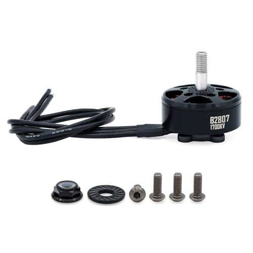 Matybobe Hochleistungs-bürstenloser Motor 14 Pol Long Draht RC Motor M5-Welle für Quadcopter FPV DIY-Projekte (1700kV) von Matybobe