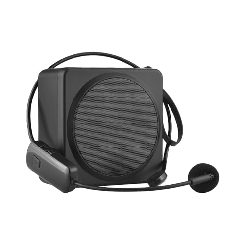 Matybobe Takstar Voice Verstärker UHF Tragbare Megaphon -PA -System Wireless Headset Mikrofon 50 Auswahlbare Kanäle Verstärker Lehrer -Reiseleiter Besprechung Sprecher Schwarz Matybobe Takstar Voice Verstärker UHF Tragbare Megaphon -PA -System Wireless Headset Mikrofon 50 Auswahlbare Kanäle Verstärker Lehrer -Reiseleiter Besprechung Sprecher Schwarz von Matybobe