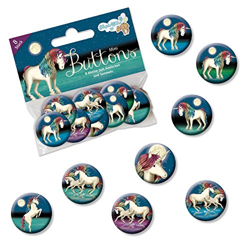 Mauder Verlag 8 Mini Button * LUNABELLE Einhorn * mit Anstecknadel vom Lutz 67247 // Kinder Geburtstag Mitgebsel Geschenk Party Buttons Set Mauder Verlag 8 Mini Button * LUNABELLE Einhorn * mit Anstecknadel vom Lutz 67247 // Kinder Geburtstag Mitgebsel Geschenk Party Buttons Set von Lutz Mauder