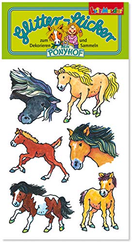 Glitter-Sticker * Mein Ponyhof * von Lutz Mauder | 72310 | als Mitgebsel für Kinder | Pferde Aufkleber zum Kindergeburtstag & Basteln von Lutz Mauder