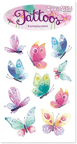 Tattoo-Set * Schmetterlinge * vom Lutz Mauder | 44687 | Butterfly Tattoos Kindertattoo Kinder Geburtstag Mitgebsel von Lutz Mauder