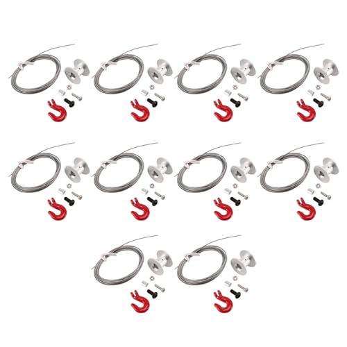 Mauedest 10X Lenkservo 25T Rad Servo Winde für 1/10 RC Auto Kettenrad TRX4 D90 D110 Axial Scx10 90046 von Mauedest