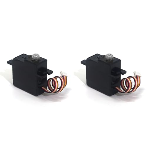 Mauedest 2X Metal Gear Servo 5 Wire für 1603 1604 SG1603 SG1604 1/16 RC Car Upgrade Parts Zubehör von Mauedest