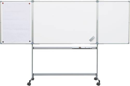 Maul Mobiles Whiteboard, Klapptafel MAULpro (B x H) 150cm x 100cm Weiß kunststoffbeschichtet Inkl. von Maul